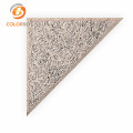 Triangle Wood Wool Sound-Absorbing Wall Panel with Decorative Function